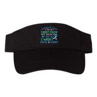 Diabetes Awareness Warrior Type 1 Type 2 T1 T2 Blue Ribbon Valucap Bio-Washed Visor