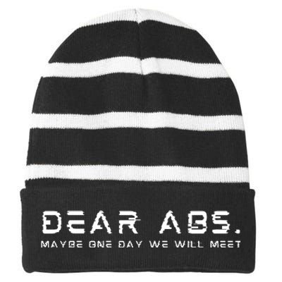 Dear ABS W Striped Beanie with Solid Band