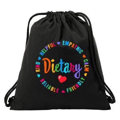 Dietary Appreciation Week healthcare workers Drawstring Bag