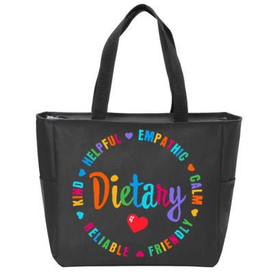 Dietary Appreciation Week healthcare workers Zip Tote Bag