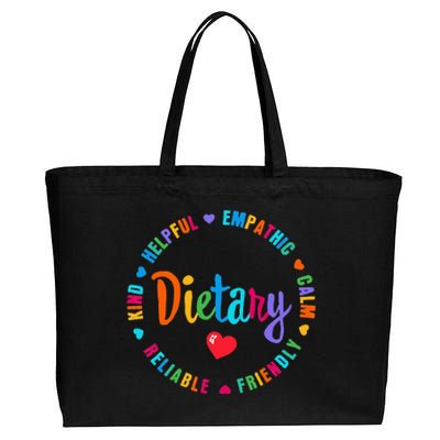 Dietary Appreciation Week healthcare workers Cotton Canvas Jumbo Tote