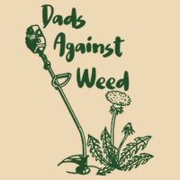 Dads Against Weed Funny Gardening Lawn Mowing Fathers Zip Tote Bag