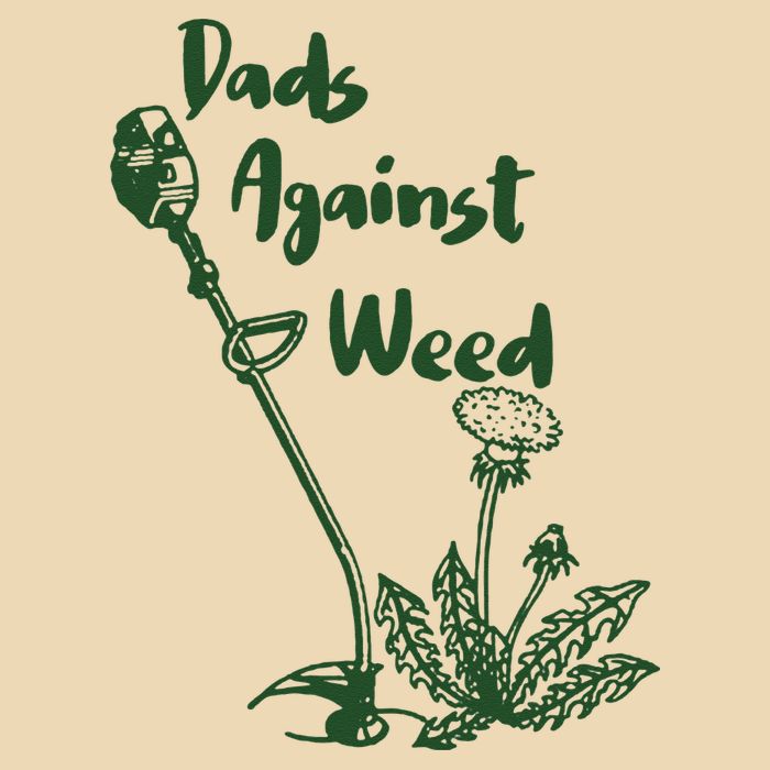Dads Against Weed Funny Gardening Lawn Mowing Fathers Zip Tote Bag