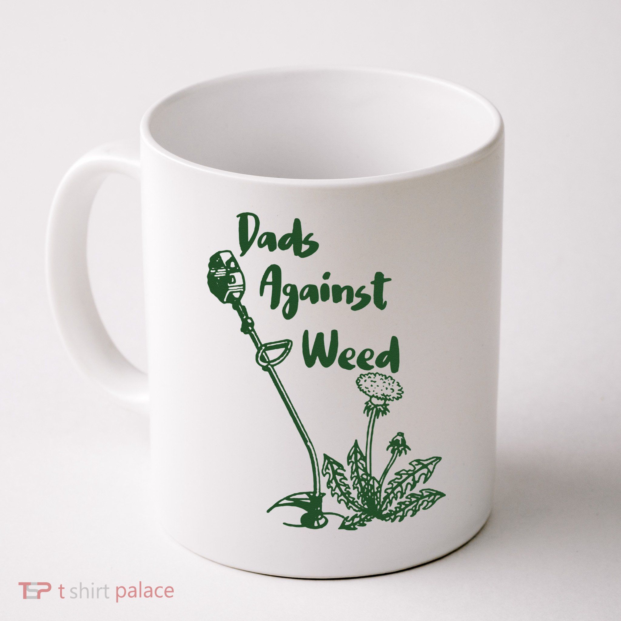 Dads Against Weed Funny Gardening Lawn Mowing Fathers Mug