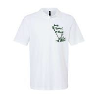 Dads Against Weed Funny Gardening Lawn Mowing Fathers Softstyle Adult Sport Polo