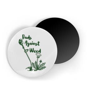 Dads Against Weed Funny Gardening Lawn Mowing Fathers Magnet