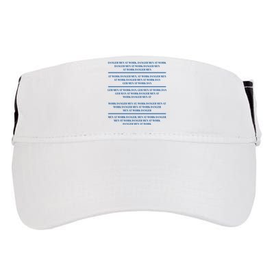 Danger At Work At Work Danger Ger At Work Dan Adult Drive Performance Visor