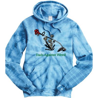 Dads Against Weed Funny Tie Dye Hoodie