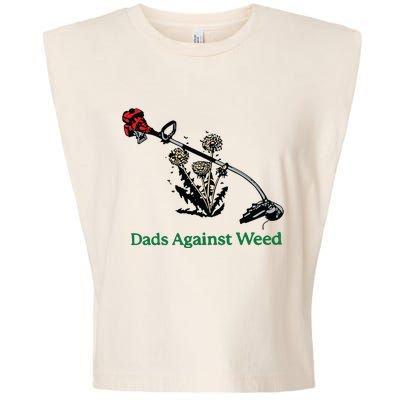 Dads Against Weed Funny Garment-Dyed Women's Muscle Tee