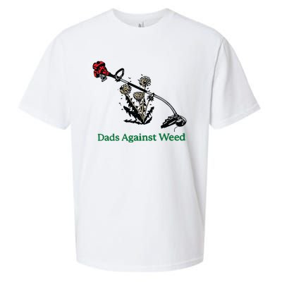 Dads Against Weed Funny Sueded Cloud Jersey T-Shirt