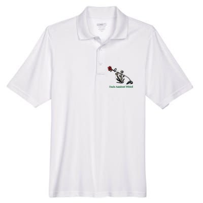 Dads Against Weed Funny Men's Origin Performance Pique Polo