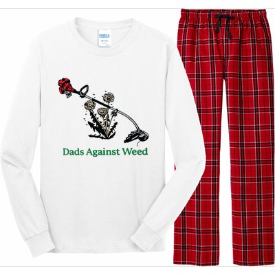 Dads Against Weed Funny Long Sleeve Pajama Set