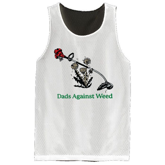 Dads Against Weed Funny Mesh Reversible Basketball Jersey Tank