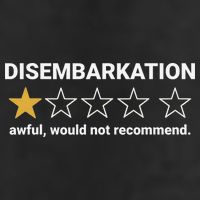 Disembarkation Awful Would Not Recommend Funny Cruise Ship 15oz Campfire Ceramic Mug