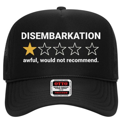 Disembarkation Awful Would Not Recommend Funny Cruise Ship Hat
