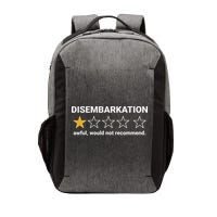 Disembarkation Awful Would Not Recommend Funny Cruise Ship Vector Backpack