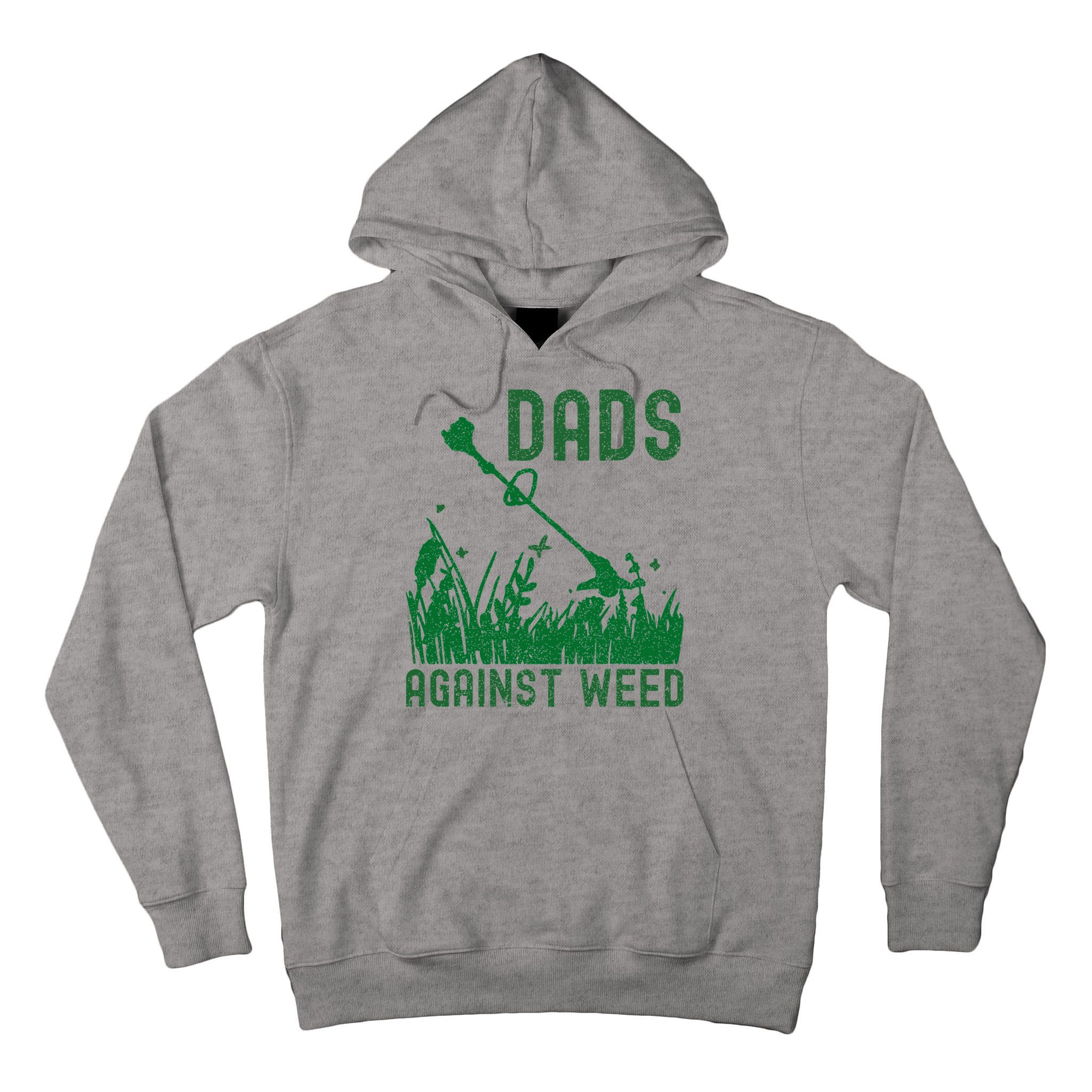Dads Against Weed Lawn Mowing Tall Hoodie