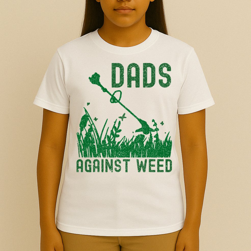 Dads Against Weed Lawn Mowing T-Shirt
