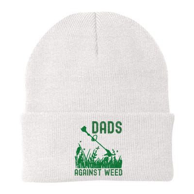 Dads Against Weed Lawn Mowing Beanie