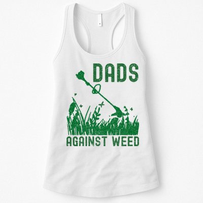 Dads Against Weed Lawn Mowing Womens Tank Top
