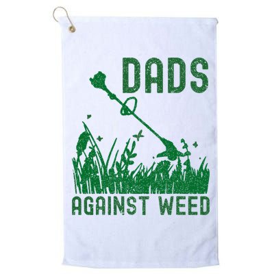 Dads Against Weed Lawn Mowing Golf Towel