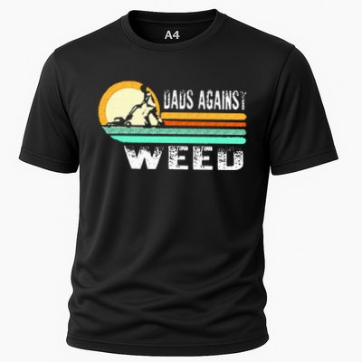 Dads Against Weed Funny Gardening Lawn Mowing Lawn Mower Men Performance Shirt