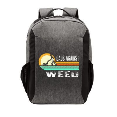 Dads Against Weed Funny Gardening Lawn Mowing Lawn Mower Men Vector Backpack