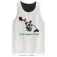 Dads Against Weed Funny Gardening Lawn Mowing Fathers Mesh Reversible Basketball Jersey Tank