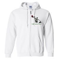 Dads Against Weed Funny Gardening Lawn Mowing Fathers Full Zip Hoodie