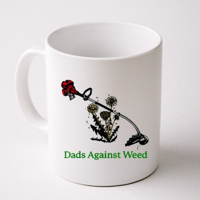 Dads Against Weed Funny Gardening Lawn Mowing Fathers Mug