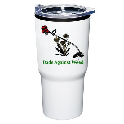 Dads Against Weed Funny Gardening Lawn Mowing Fathers Tumbler
