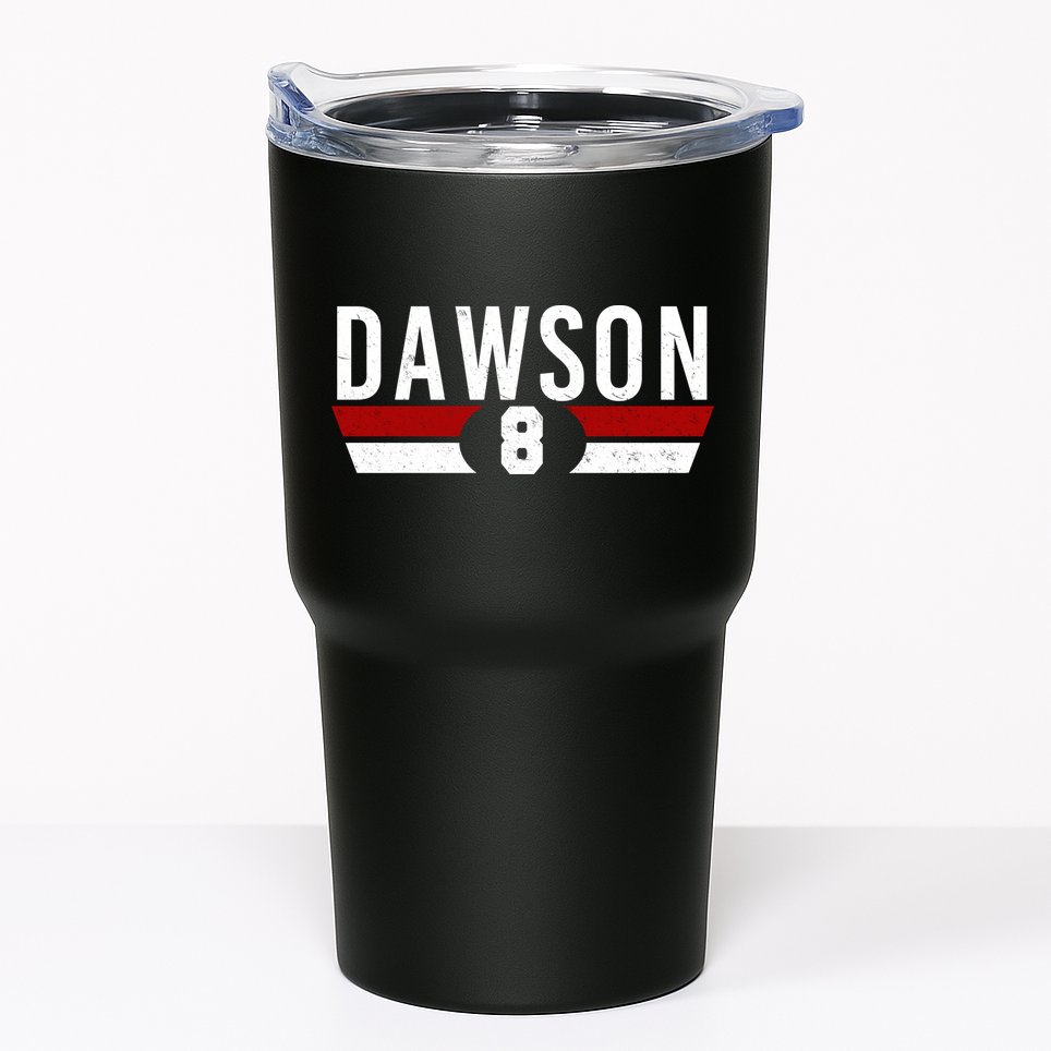 Dawson 8 Vintage Baseball Player Tumbler