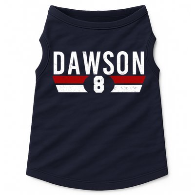 Dawson 8 Vintage Baseball Player Doggie Tank