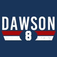 Dawson 8 Vintage Baseball Player Baby Bodysuit