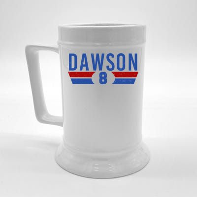 Dawson 8 Vintage Baseball Player Beer Stein