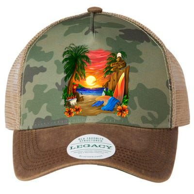 Day at the Beach Legacy Tie Dye Trucker Hat