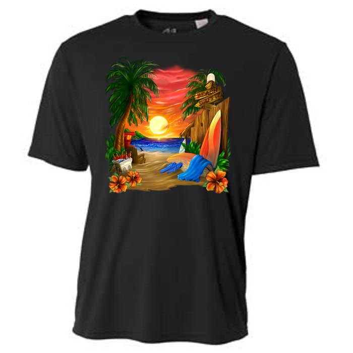 Day at the Beach Cooling Performance Crew T-Shirt