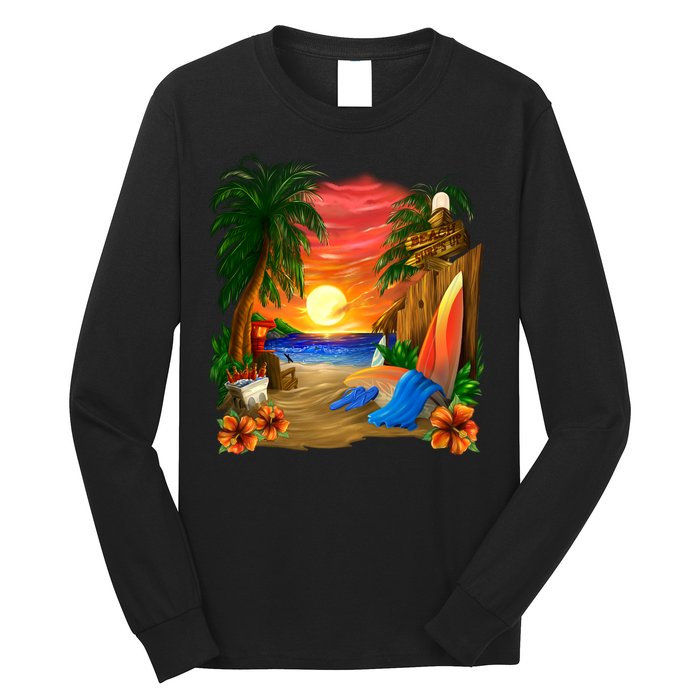Day at the Beach Long Sleeve Shirt