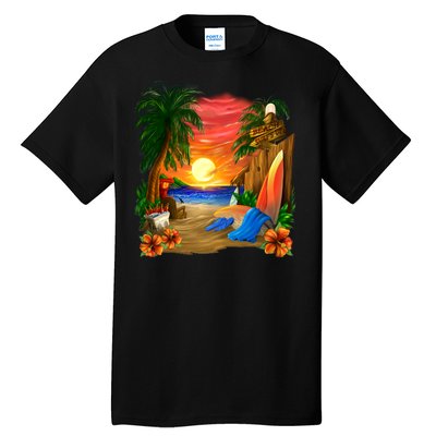 Day at the Beach Tall T-Shirt