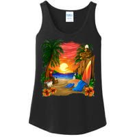 Day at the Beach Ladies Essential Tank