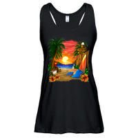 Day at the Beach Ladies Essential Flowy Tank