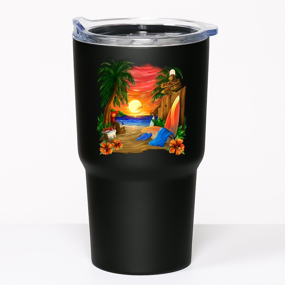 Day at the Beach Tumbler