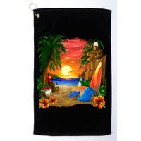 Day at the Beach Golf Towel