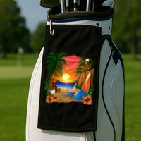 Day at the Beach Golf Towel