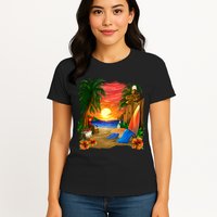 Day at the Beach Womens T-Shirt