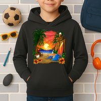 Day at the Beach Kids Hoodie