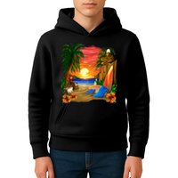Day at the Beach Kids Hoodie