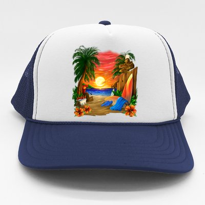 Day at the Beach Trucker Hat