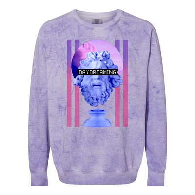 Day Dreaming Statue Colorblast Crewneck Sweatshirt