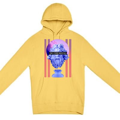 Day Dreaming Statue Premium Pullover Hoodie